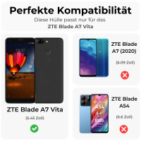 ZTE Handy Tasche Flip Cover Case Buch Klapp Schutz...