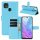 ZTE Handy Tasche Flip Cover Case Buch Klapp Schutz Hülle Etui Wallet Buchtasche ZTE Blade A7 Vita Hellblau