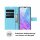 ZTE Handy Tasche Flip Cover Case Buch Klapp Schutz Hülle Etui Wallet Buchtasche ZTE Blade A7 Vita Hellblau