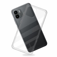 Xiaomi Redmi A1 Transparent Hülle Handy Tasche +PANZERSCHUTZGLAS 9H
