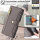 Handykette Xiaomi Hülle mit Band Handyhülle Kartenfächer PU Leder Umhängetasche Redmi Note 13 Pro+ 5G Grau