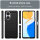 Carbon Hülle für Honor X7 Handyhülle Back Cover Handy Tasche Bumper in Schwarz