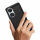 Carbon Hülle für Honor X7 Handyhülle Back Cover Handy Tasche Bumper in Schwarz