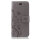 Huawei Handy Tasche Handyhülle Schutz Hülle Blumen Flip Cover Buch Case Etui Huawei P20 Lite Grau