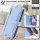Handykette Samsung Hülle mit Band Handyhülle Kartenfächer PU Leder Umhängetasche Galaxy A34 Hellblau