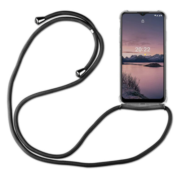 Handykette Nokia G11 / G21 Handyhülle mit Band Schutz Hülle Kordel Handy Tasche