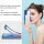 360°Grad Hülle für Samsung Galaxy S21+ Handyhülle mit Integriertem Displayschutz Blau