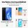 Huawei Handy Tasche Handyhülle Schutz Hülle Blumen Flip Cover Buch Case Etui Huawei P40 Lite 5G Rosegold