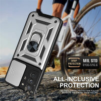 Handyhülle Für Samsung S21 FE Handy Tasche Hülle Outdoor Case TPU Silikon Bumper