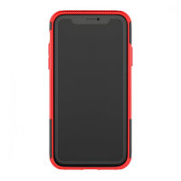 Handy Tasche für Apple iPhone Panzer Cover Case Schutz Hülle Etui Schale Bumper Apple iPhone XR Rot