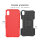 Handy Tasche für Apple iPhone Panzer Cover Case Schutz Hülle Etui Schale Bumper Apple iPhone XR Rot