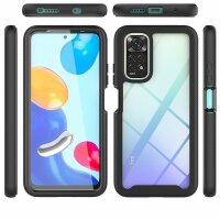 Panzer Hülle Handy Tasche 360 Grad TPU vollschutz mit Integriertem Displayschutz Xiaomi Redmi Note 11 / Note 11S