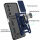 Outdoor Panzer Hülle für Samsung Galaxy A15 mit Kameraschutz Ringhalter Bumper  Blau
