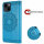 Handyhülle für Apple iPhone 14 – Mandala Case Blau