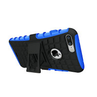 Handy Tasche für Apple iPhone Panzer Cover Case Schutz Hülle Etui Schale Bumper Apple iPhone 7 Plus Blau