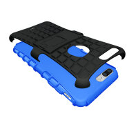 Handy Tasche für Apple iPhone Panzer Cover Case Schutz Hülle Etui Schale Bumper Apple iPhone 7 Plus Blau