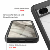 Google Pixel 8 / 8 Pro Hülle Handyhülle 360° Grad Case Cover 2-teilig mit Folie Pixel 8