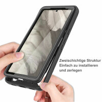 Google Pixel 8 / 8 Pro Hülle Handyhülle 360° Grad Case Cover 2-teilig mit Folie Pixel 8