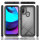 Hülle für Motorola Moto E20 / E30 / E40, Handy Tasche Silikon Case Cover Bumper Schwarz