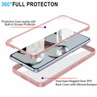 Handy Tasche für Xiaomi 12T/12T Pro 360° Grad Handyhülle mit Displayschutz