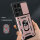 Outdoor Panzer Hülle für Samsung Galaxy S24 Ultra mit Kameraschutz Ringhalter Rosegold