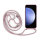 Handykette für Samsung Hanyhülle mit Band Hülle mit Kodel Smartphone Halskette Galaxy S23 FE Rosa