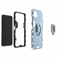 Hülle für Samsung Galaxy A22 5G, Schutzhülle Handy Tasche Ring Case Silikon TPU