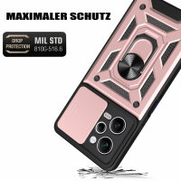 Outdoor Hülle Xiaomi Redmi Note 12 Pro / Poco X5 Pro 5G Handyhülle Kameraschutz Rosegold