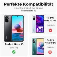 Schutz Hülle Xiaomi Redmi Note 10 Handy Tasche Flip...