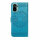 Schutz Hülle Xiaomi Redmi Note 10 Handy Tasche Flip Case Etui Schale TPU Wallet Blau