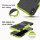 Handy Tasche für Apple iPhone Panzer Cover Case Schutz Hülle Etui Schale Bumper Apple iPhone XS Max Grün