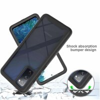 Panzer Hülle Handy Tasche 360 Grad TPU vollschutz mit Integriertem Displayschutz Samsung Galaxy S20 FE