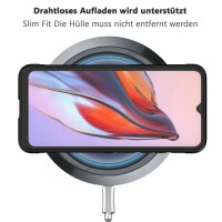 Hülle für Xiaomi Handyhülle Outdoor Case Handy Tasche Silikon Back Cover Bumper Schwarz Redmi 12C
