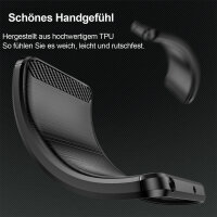 Google Pixel 8A Carbon Hülle Outdoor Case Back Cover Handy Tasche Handyhülle