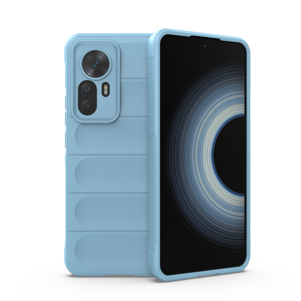 Hülle für Xiaomi 12T Handyhülle Outdoor Case Back Cover Handy Tasche Bumper Hellblau