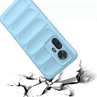 Hülle für Xiaomi 12T Handyhülle Outdoor Case Back Cover Handy Tasche Bumper Hellblau