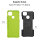 Handy Tasche Lenovo Motorola Panzer Hülle Hybrid Case Cover Schutzhülle Bumper Motorola Moto G9 Power Grün