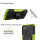 Handy Tasche Lenovo Motorola Panzer Hülle Hybrid Case Cover Schutzhülle Bumper Motorola Moto G9 Power Grün