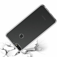 Huawei Y7 2018 TPU Silikon Schutz Hülle Bumper Case Tasche Handytasche Schale