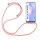 Xiaomi Hülle mit Band Schutzhülle Handykette Silikon Handy Tasche mit Schnur Neu Xiaomi Mi 10T Lite Rosa