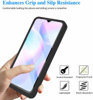 360°Grad Hülle Xiaomi Redmi 9A / 9AT Handyhülle mi Integriertem Displayschutz Schwarz