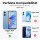 Handy Tasche Oppo A17 Handyhülle Hülle Wallet Case Flip Cover Wallet Case Etui