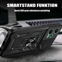 Outdoor Hülle Xiaomi Redmi Note 12 5G / Poco X5 5G Handyhülle mit Kameraschutz Schwarz