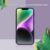Handyhülle für Apple iPhone 14 Plus – Magnet Case Dunkel Lila