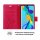 Huawei Handy Tasche Handyhülle Schutz Hülle Blumen Flip Cover Buch Case Etui Huawei P30 Pro Pink