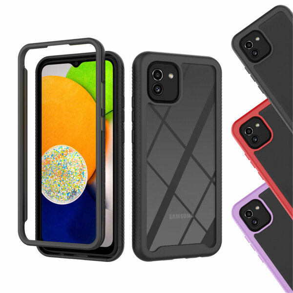 Hülle für Samsung Galaxy A03 - Handyhülle Schutzhülle Silikon Case Cover Bumper