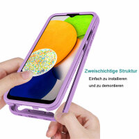 Hülle für Samsung Galaxy A03 - Handyhülle Schutzhülle Silikon Case Cover Bumper