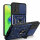 Outdoor Panzer Hülle Motorola Moto G73 5G Handyhülle mit Kameraschutz Ringhalter Blau