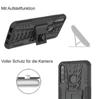 Outdoor Case Panzer Hülle Cover Huawei Handytasche Schutzhülle Handyhülle Handy Schwarz P40 Lite E
