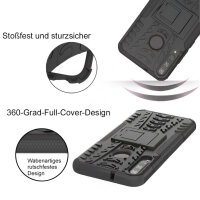 Outdoor Case Panzer Hülle Cover Huawei Handytasche Schutzhülle Handyhülle Handy Schwarz P40 Lite E